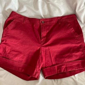 Old Navy Shorts with cuff. Mid Rise size 16